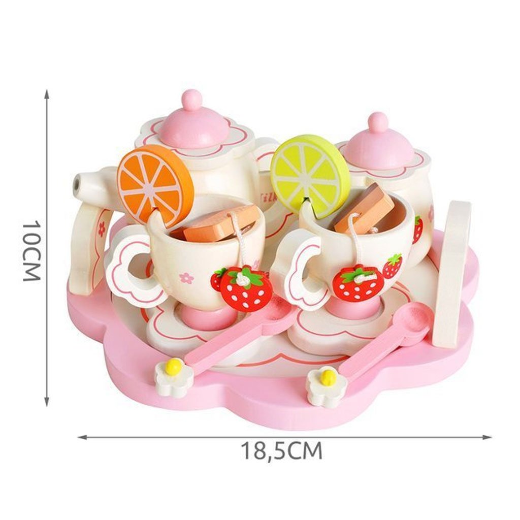 Servizio Da Te Giocattolo In Legno Dimensioni