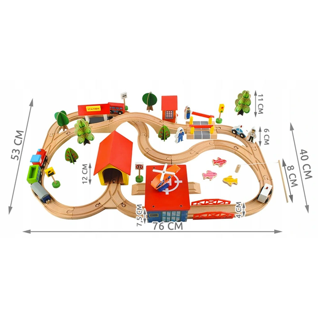 Pista Treno Dimensioni