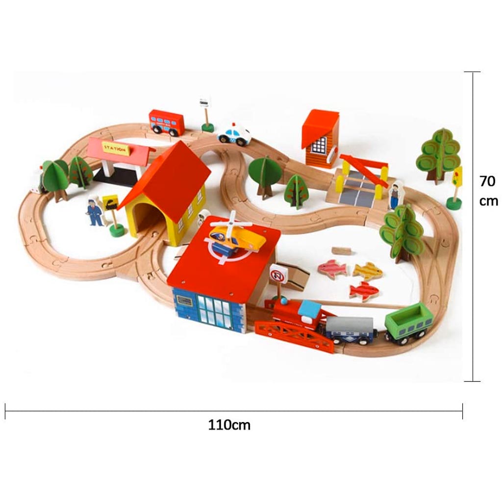 Pista Treno In Legno Per Bambini Dimensioni