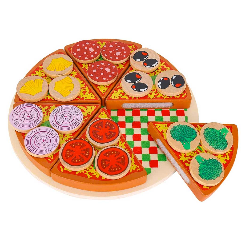 Pizza Giocattolo In Legno