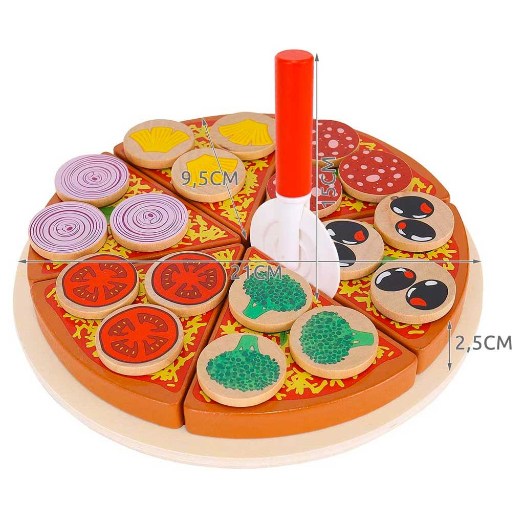 Pizza Giocattolo Misure