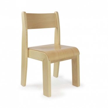 Sedia Bambino Penny Impilabile E Anatomica In Legno Di Faggio