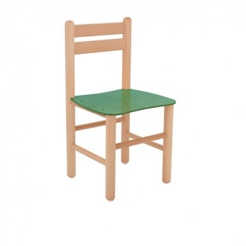 Sedia In Legno Colorata Allegra Legno Di Faggio Verde