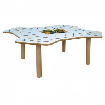 Tavolo Educativo Montessori Con Forme Geometriche