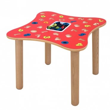 Tavolo Montessoriano Con Numeri
