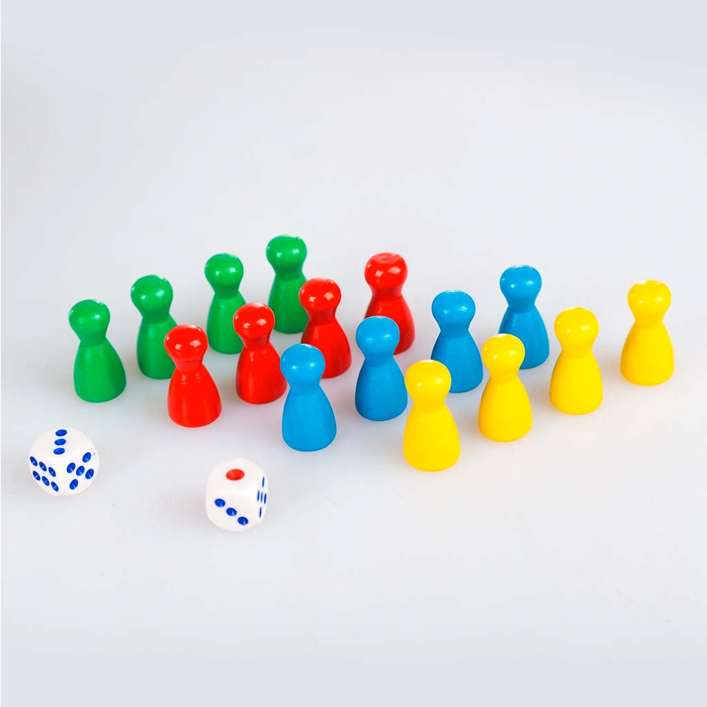 Cubo Gioco Educativo In Legno Birilli