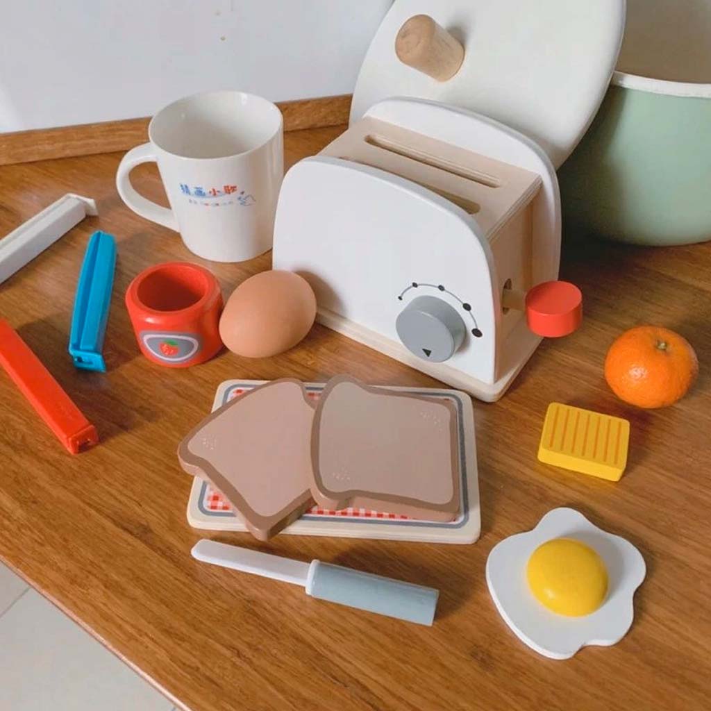 Tostapane Giocattolo In Legno Per Bambini