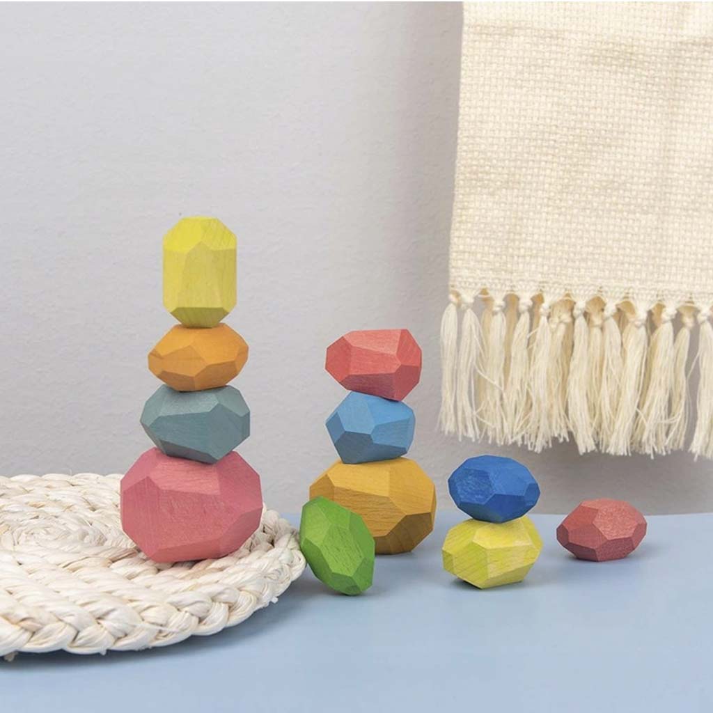 Gioco Di Equilibrio Pietre Preziose Legno