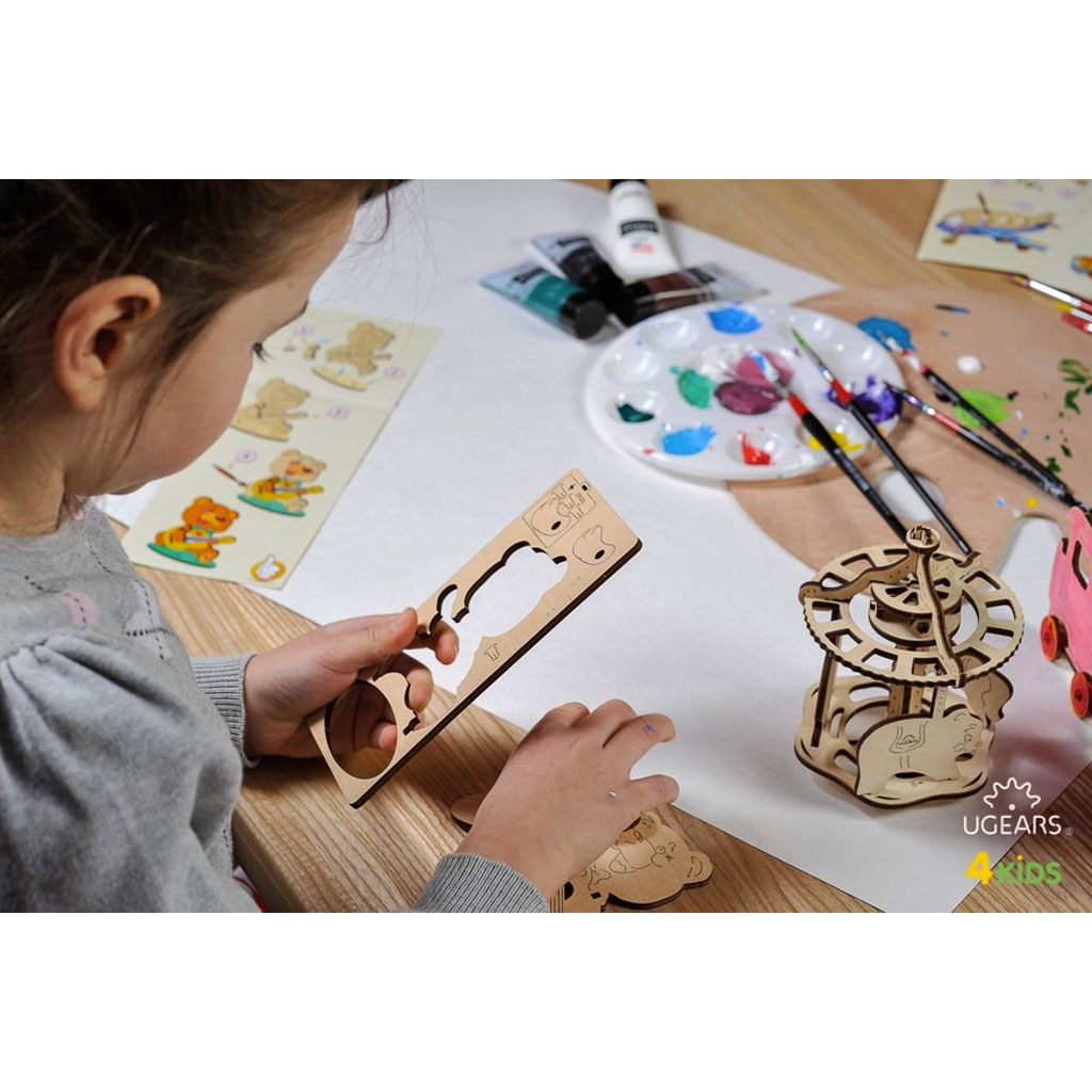 Puzzle In Legno Per Bambini Orsetto