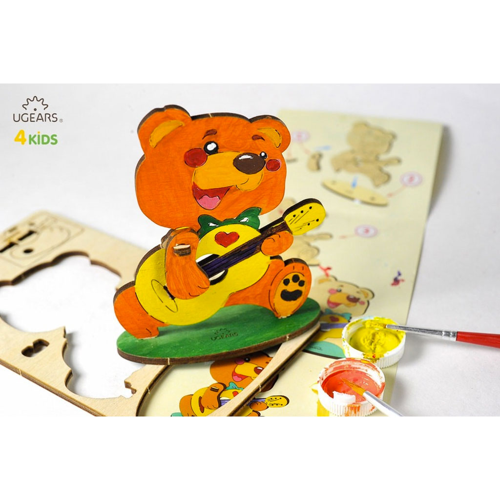 Puzzle In Legno Per Bambini Orso