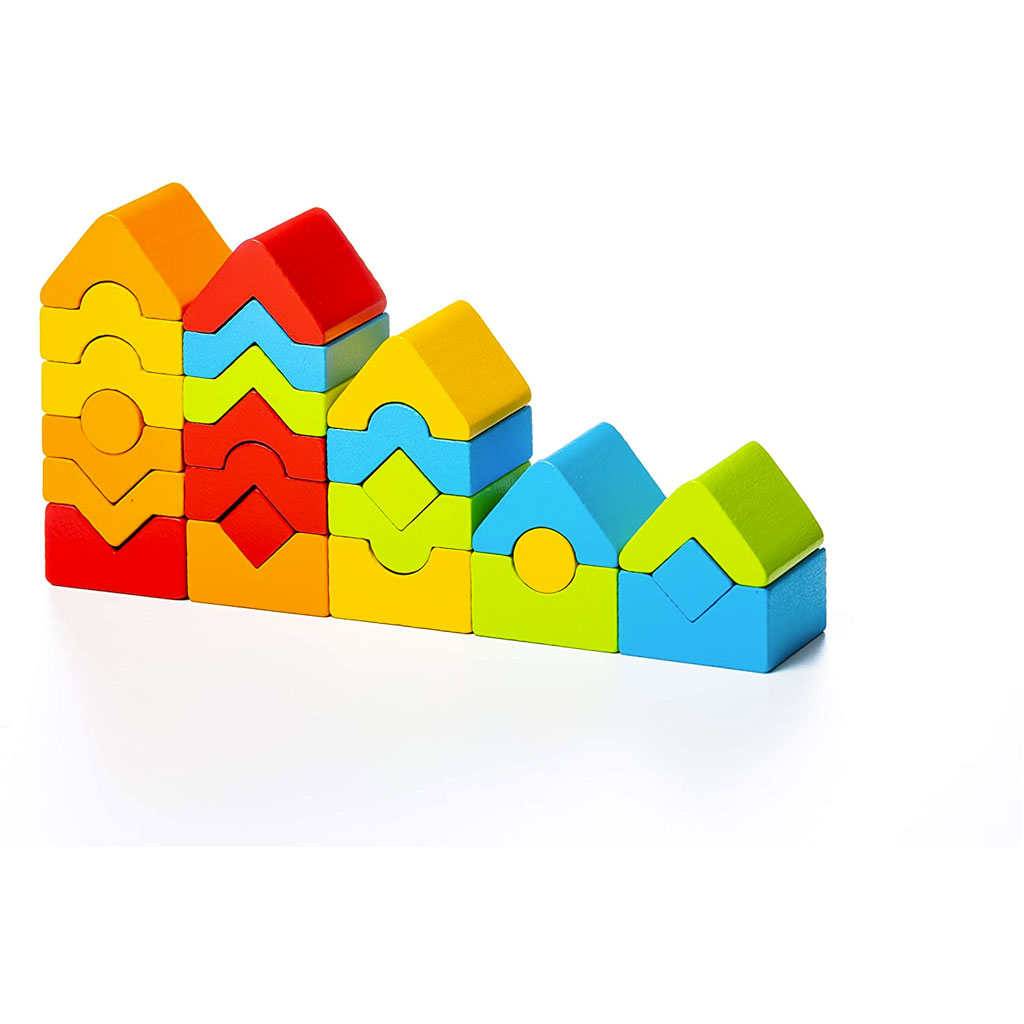 Gioco Torre Di Legno Per Bambini