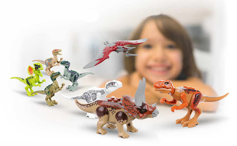 Dinosauri Del Giurassico Sherwood Store Compatibili Mattoncini