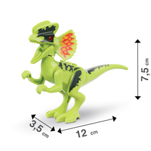 Dinosauro Giocattolo Dilofosauro Lego Compatibile Mattoncini