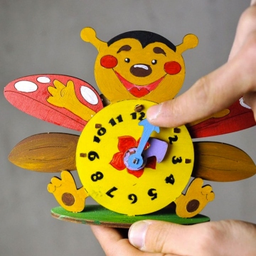 Orologio Da Colorare Per Bambini Modello 3d