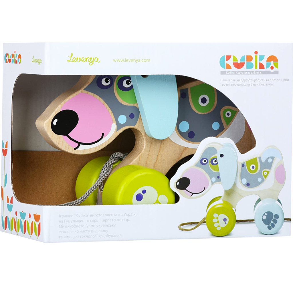 Cagnolino Di Legno Giocattolo