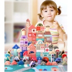 Costruzioni Legno Bambini 115 Blocchi