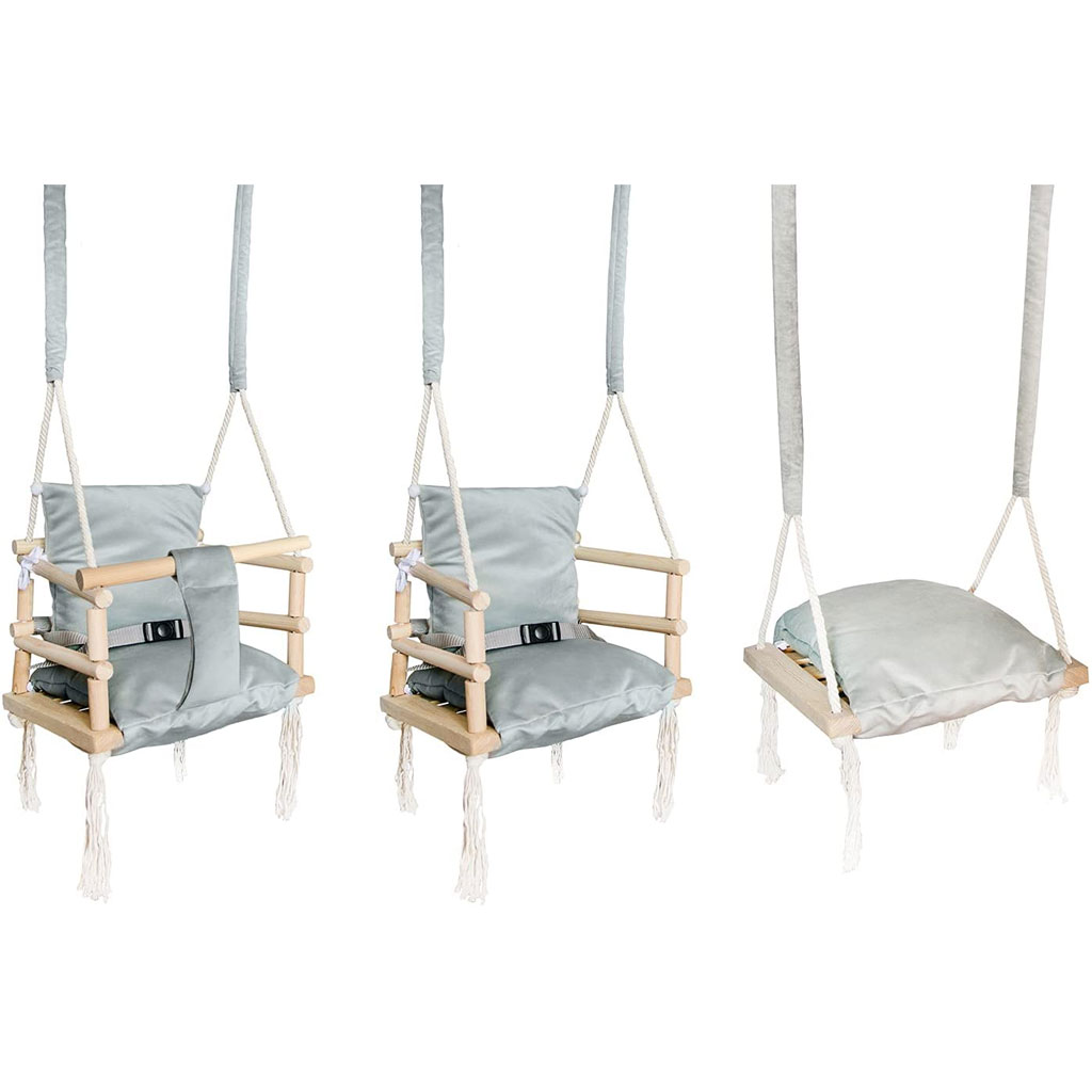 Altalena In Legno Per Bambini Da 8 Mesi