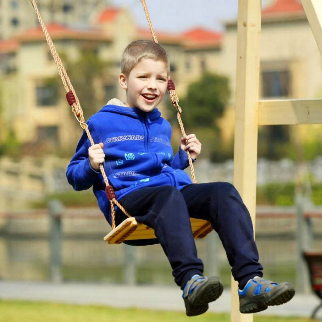 Altalena Da Giardino In Legno Per Bambini