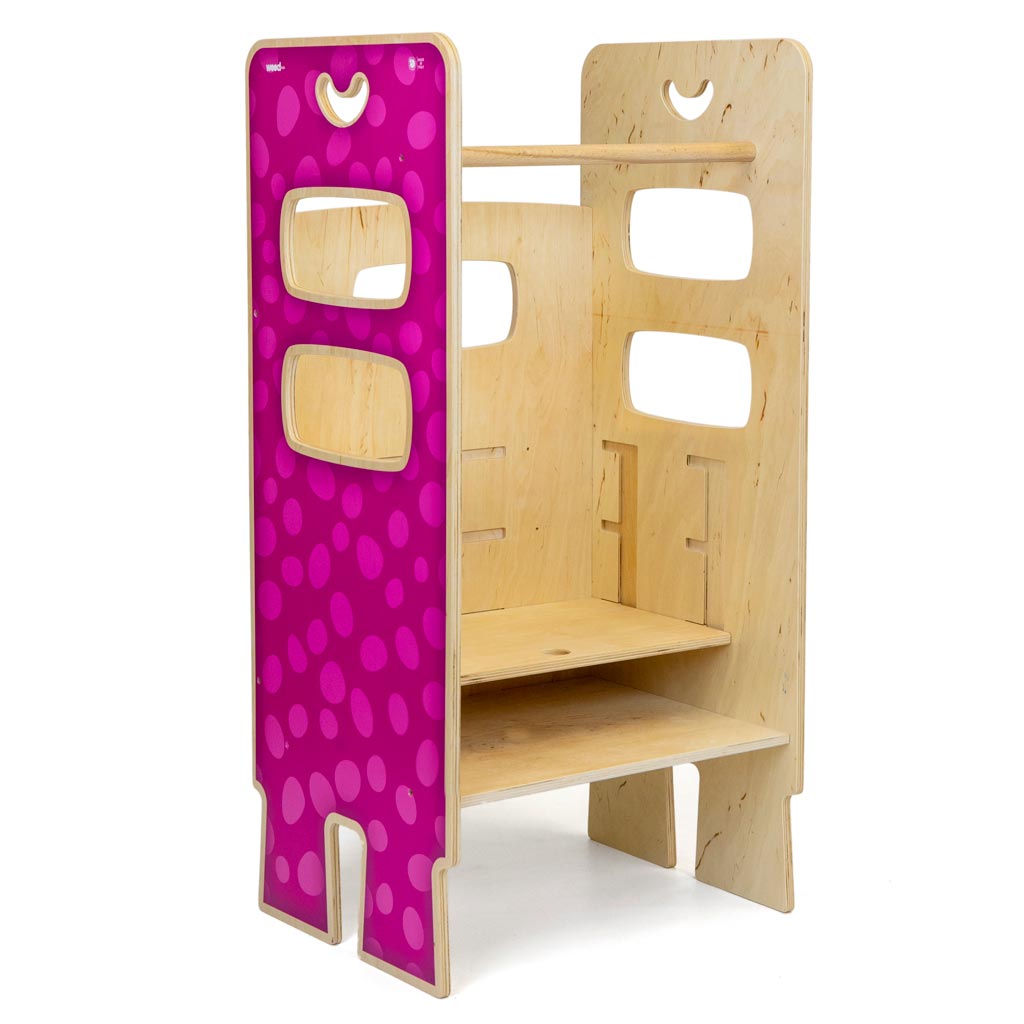 Torre Montessoriana Rosa Per Bambine