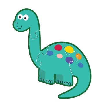 Puzzle Bambini Dinosauri Brachiosauro