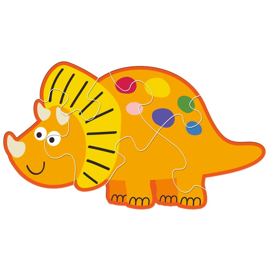 Puzzle Bambini Dinosauri Triceratopo