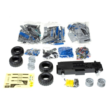 Camion Blu Cada Costruzioni 638 Pezzi Lego Compatibili