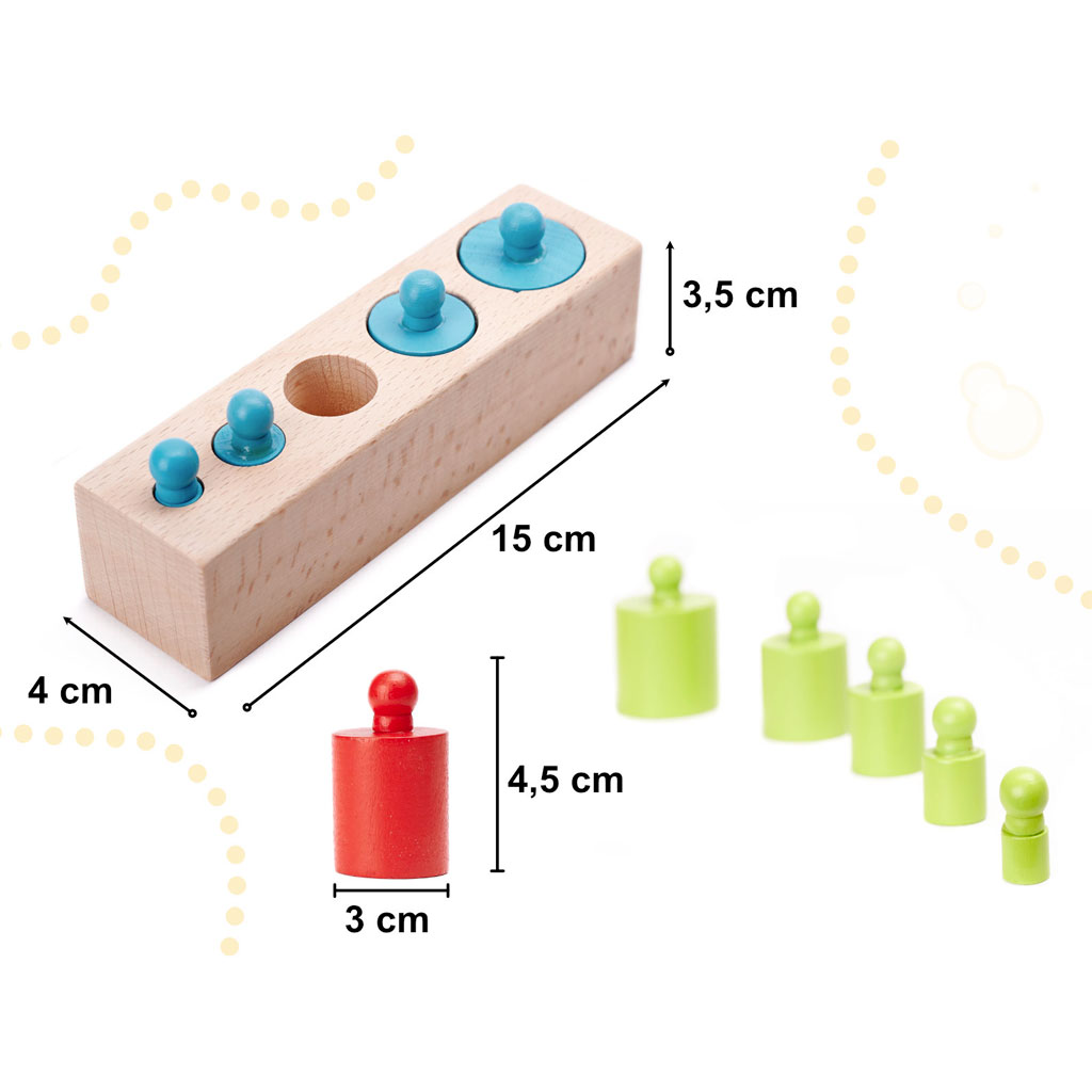 Incastri Solidi Montessoriani Legno