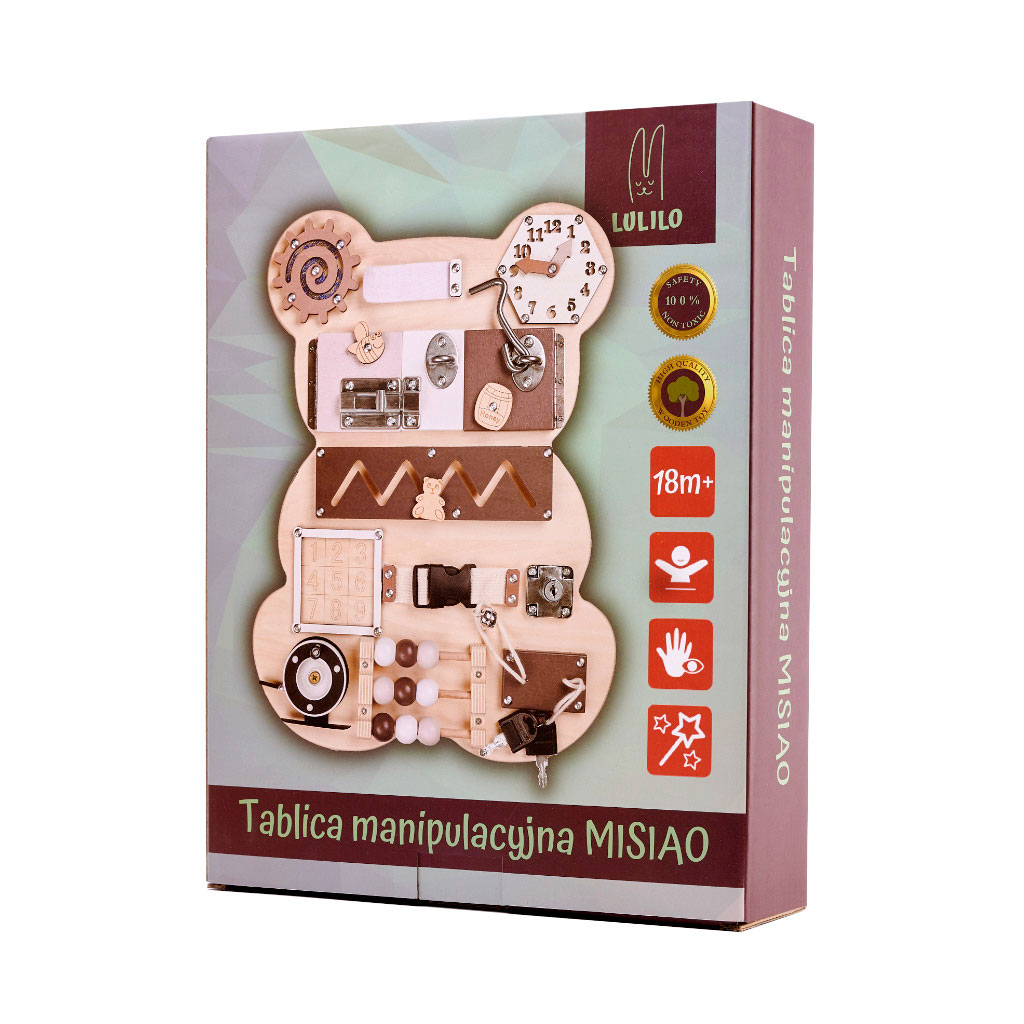 Pannello Sensoriale Montessori Scatola