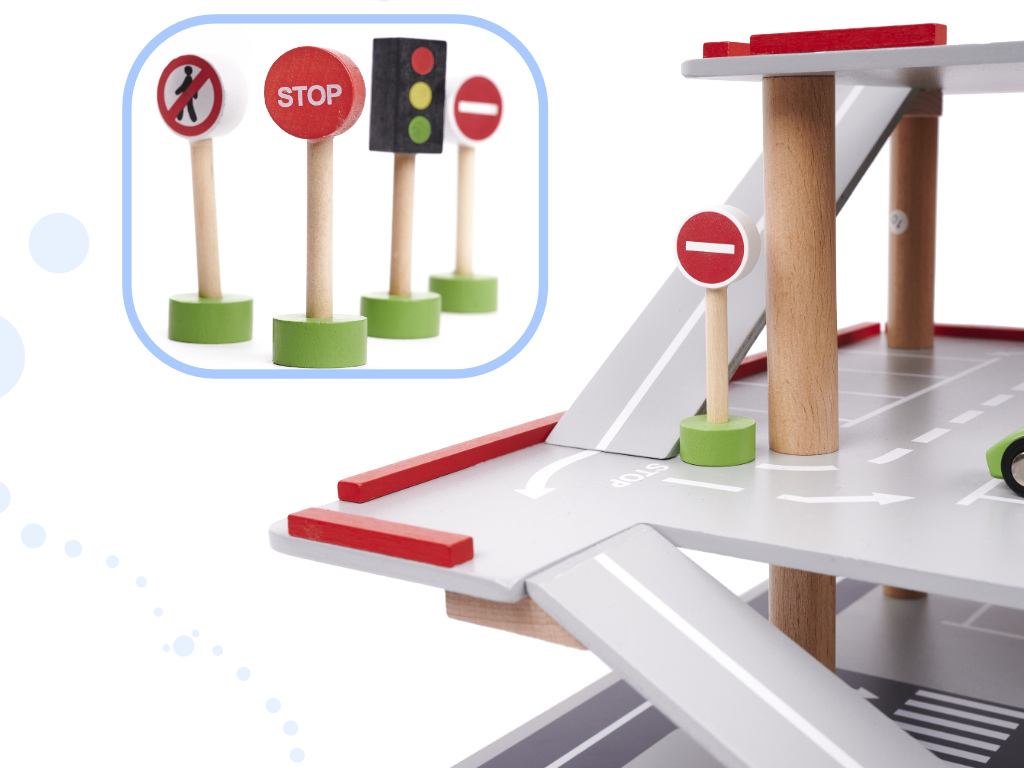 Kx5853 Lulilo Parking Drewniany Benino Piętrowy Garaż Miejski