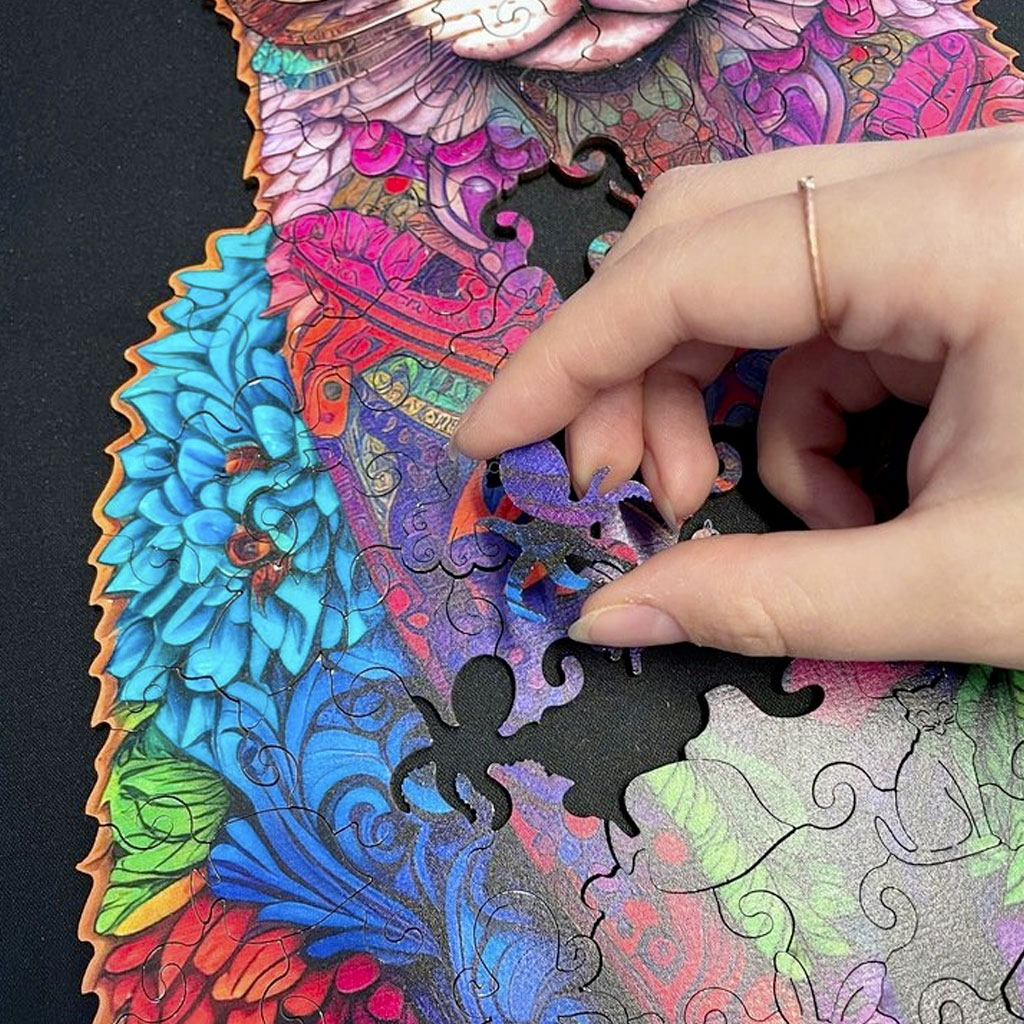 Puzzle Di Legno Animali Dettagli