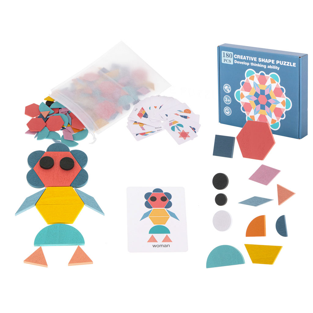 Gioco Forme Geometriche Legno Bambini