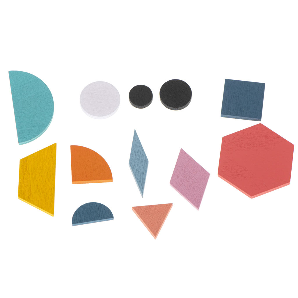Gioco Forme Geometriche Legno Colorati