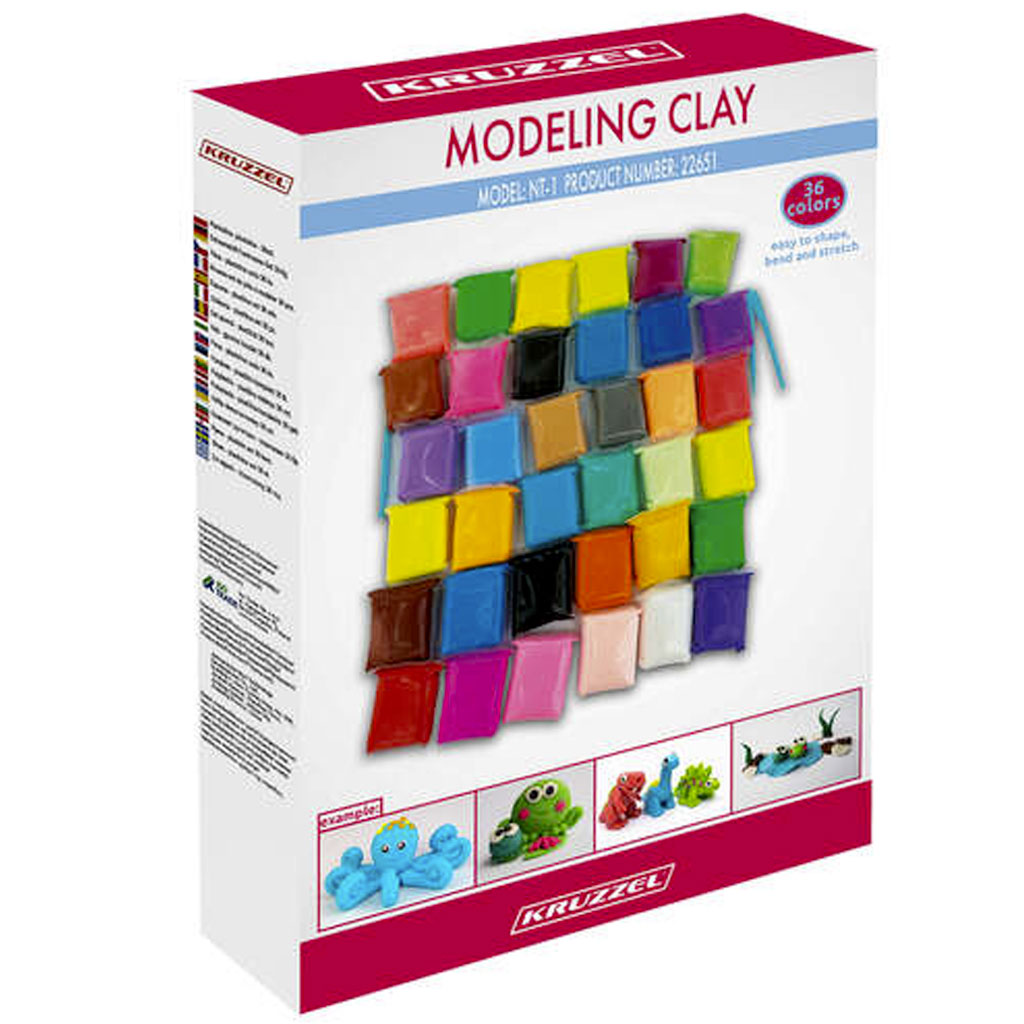 Plastilina Scatola 36 Colori