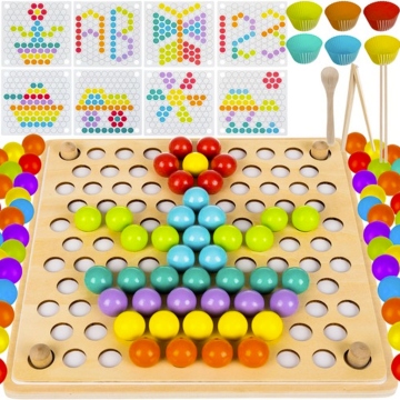 Gioco Palline Colorate Montessori