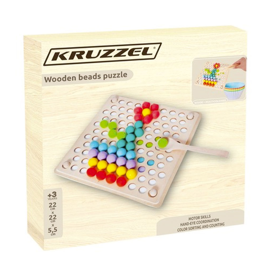 Gioco Palline Colorate Montessori Scatola