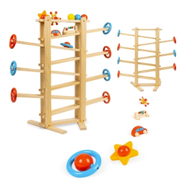 Pista Palline In Legno