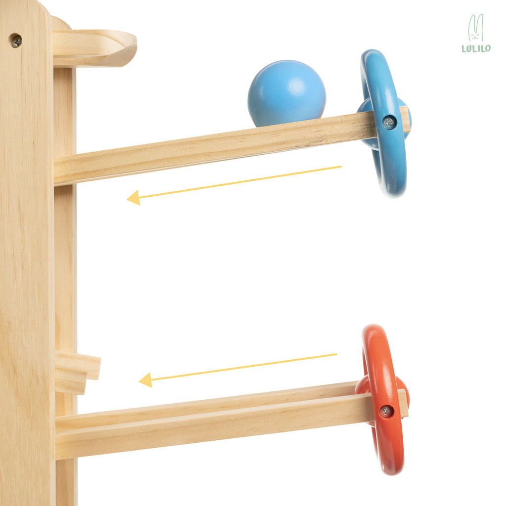 Pista Palline In Legno Particolare