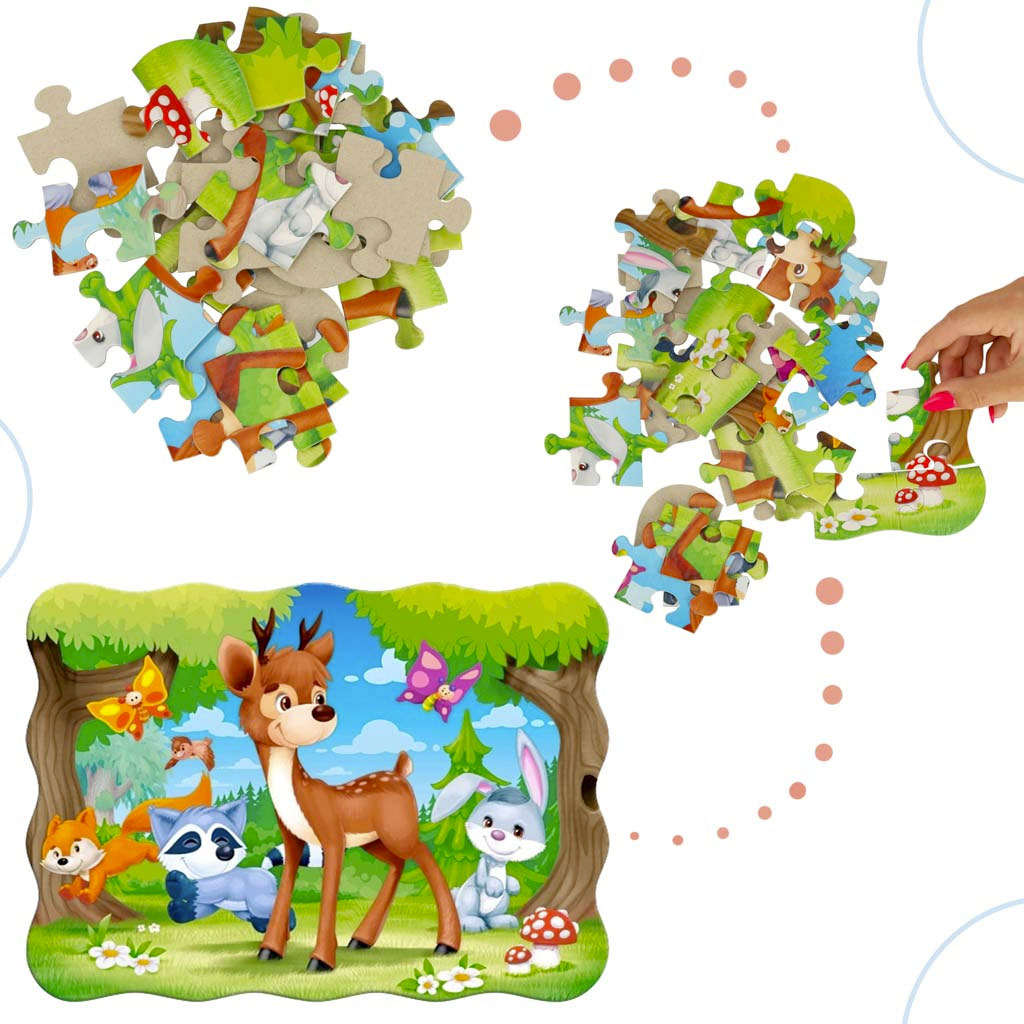 Puzzle Bambini 4 Anni Il Bosco