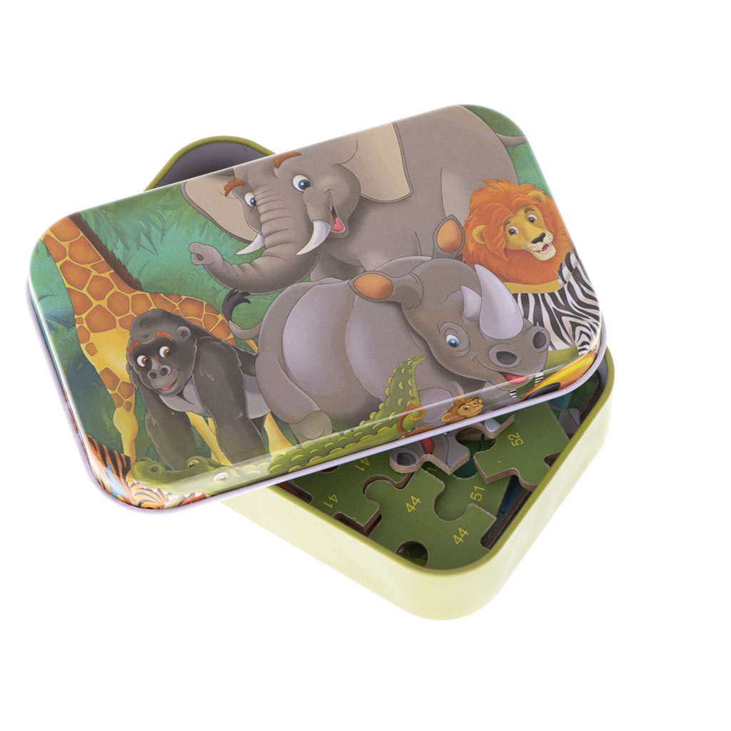 Puzzle Elefante In Latta
