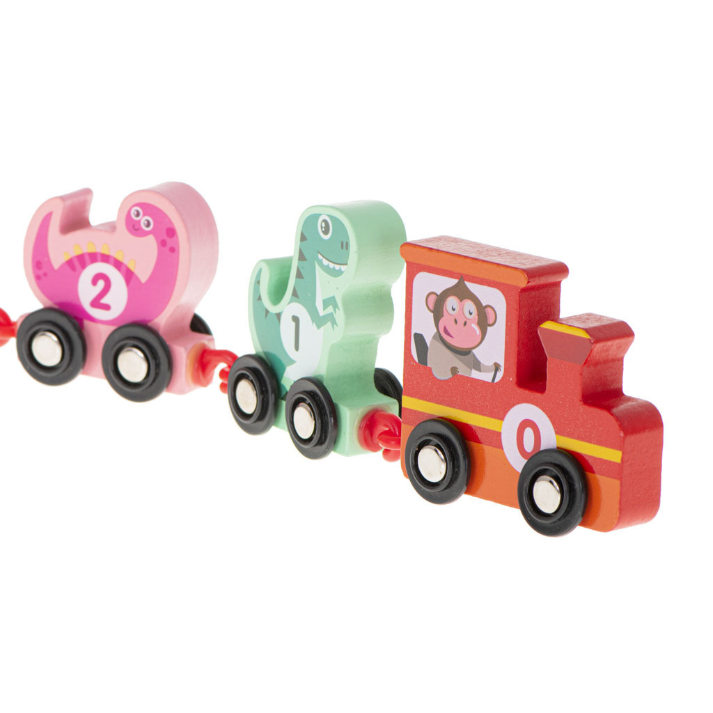 Treno Dinosauri Con Numeri