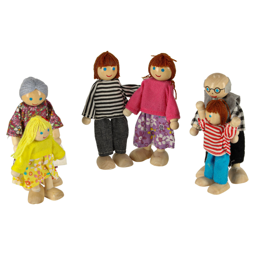 Bambole Di Legno Dettagli