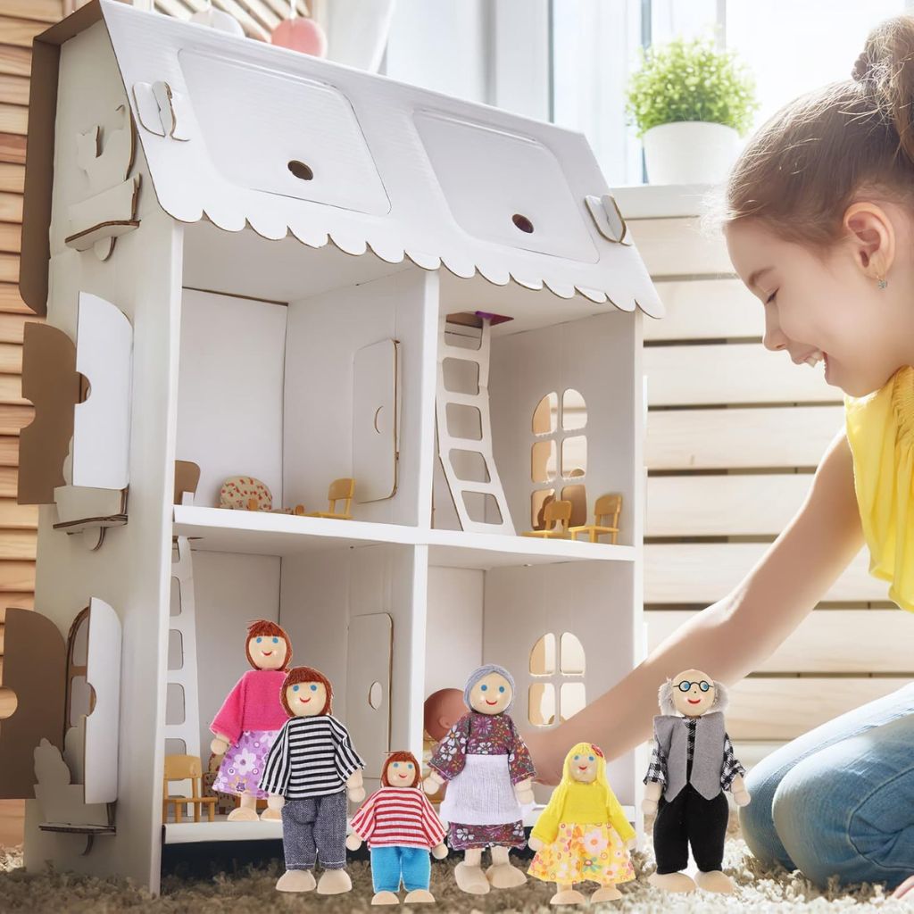 Bambole Di Legno Per Casetta