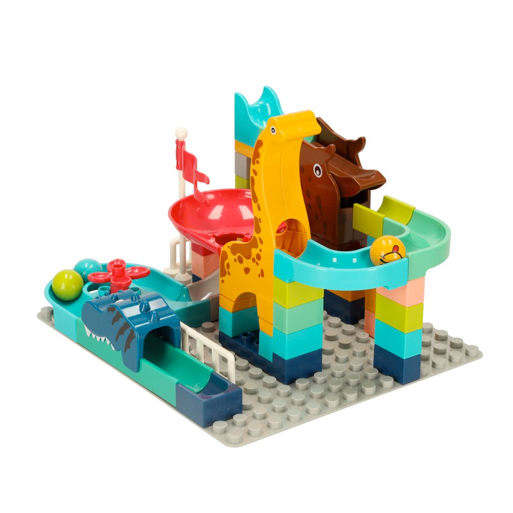 Pista Dinosauri Block Bricks 62 Pz