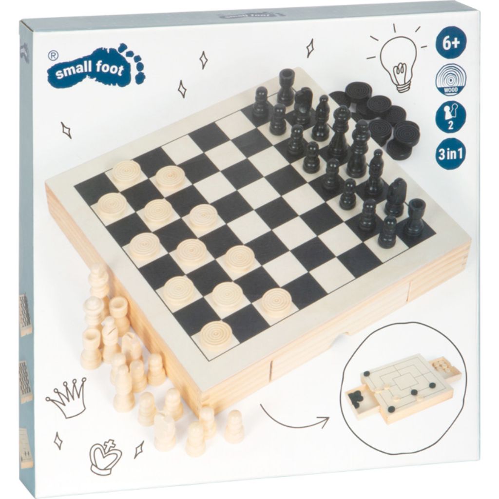 Giochi Da Tavolo Dama E Scacchi Di Legno