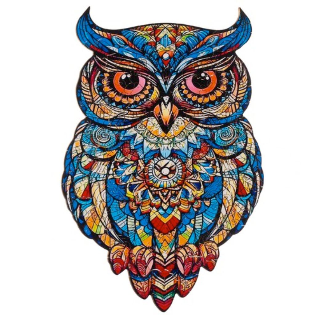 Puzzle Animali Legno Gufo