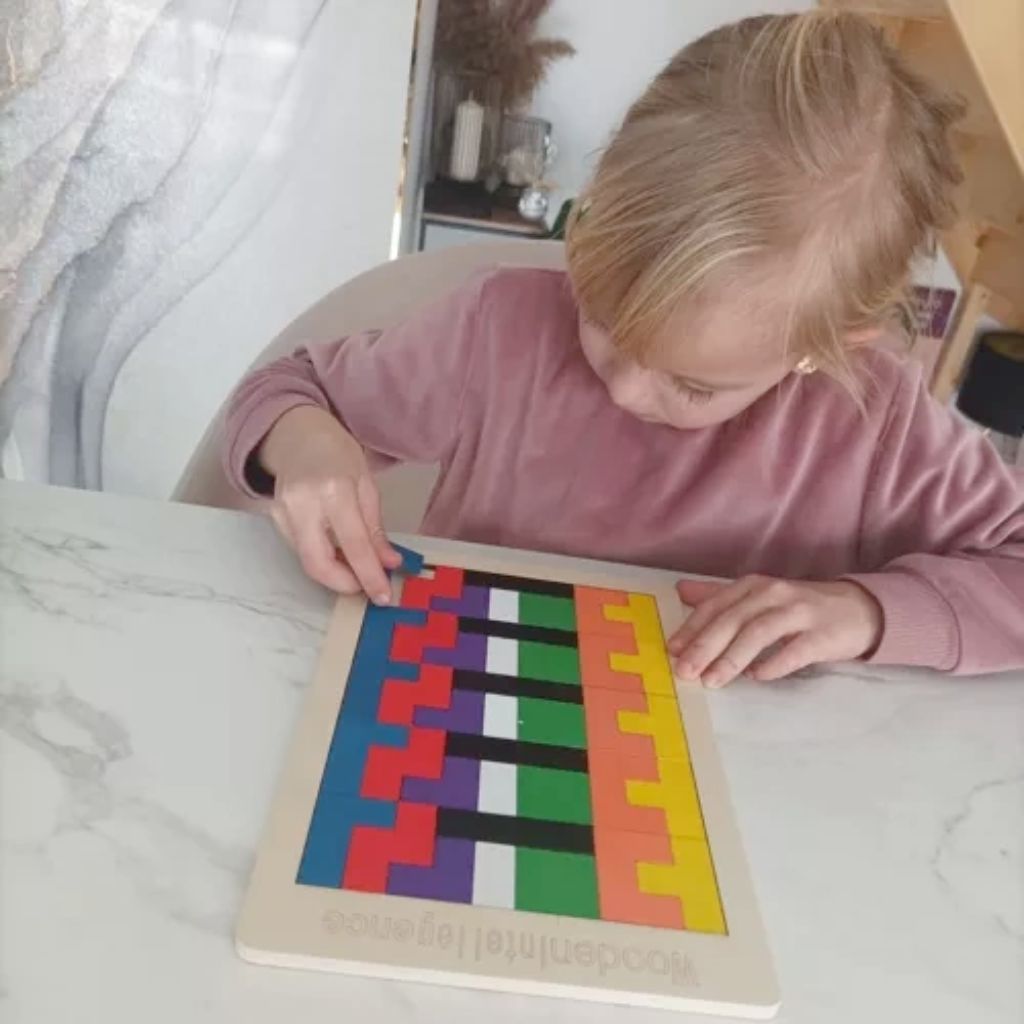 Tetris Gioco Legno Per Bambini