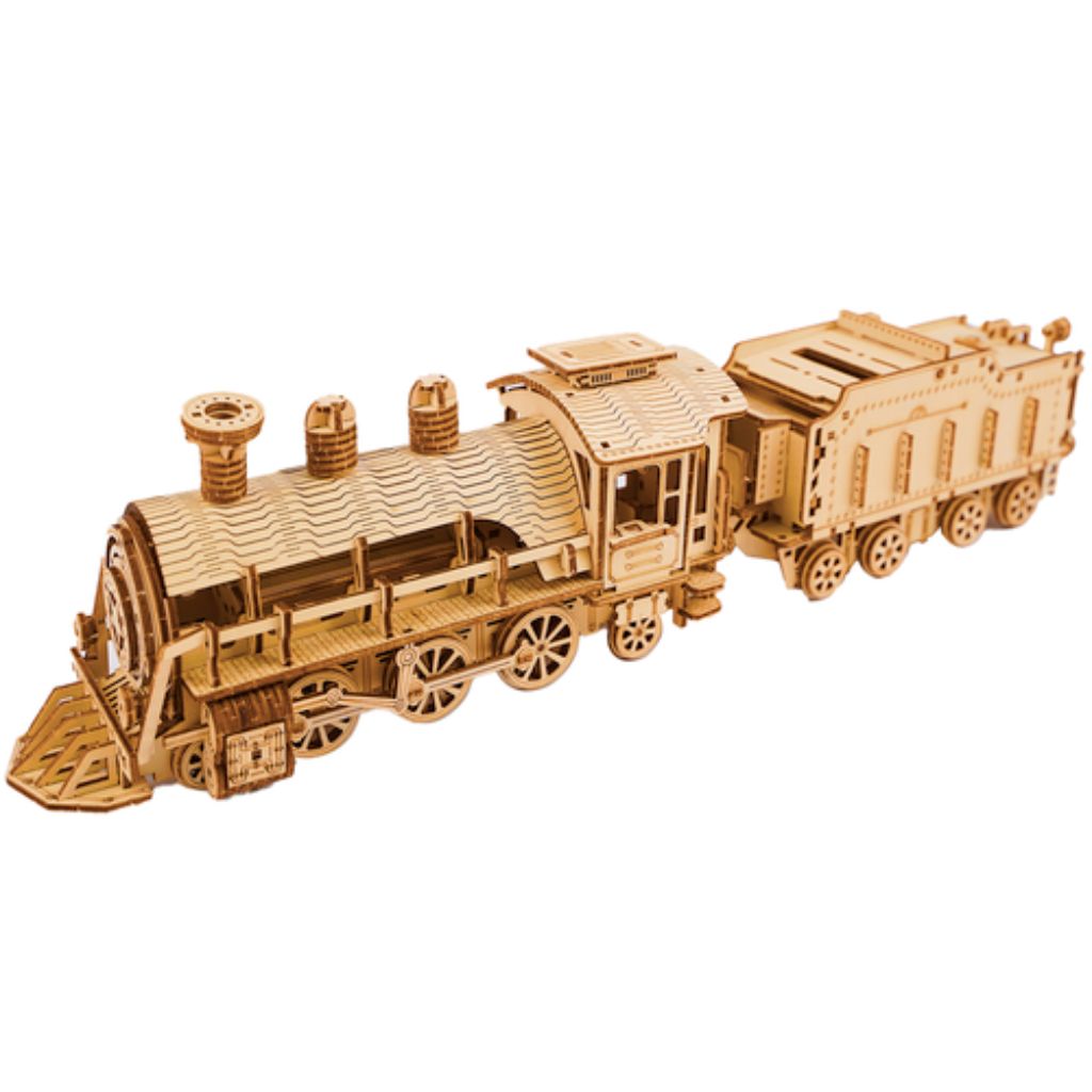 Puzzle In Legno 3d Giocattolo Locomotiva