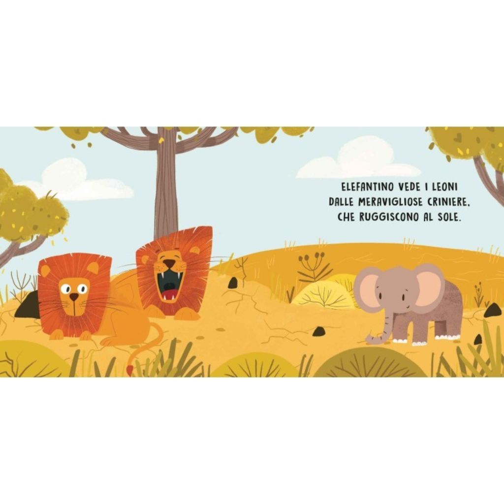 La Savana Animali Libro Per Bambini