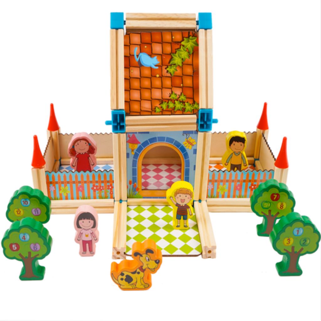 Costruzioni Case In Legno Giocattolo Bambini 3 Anni